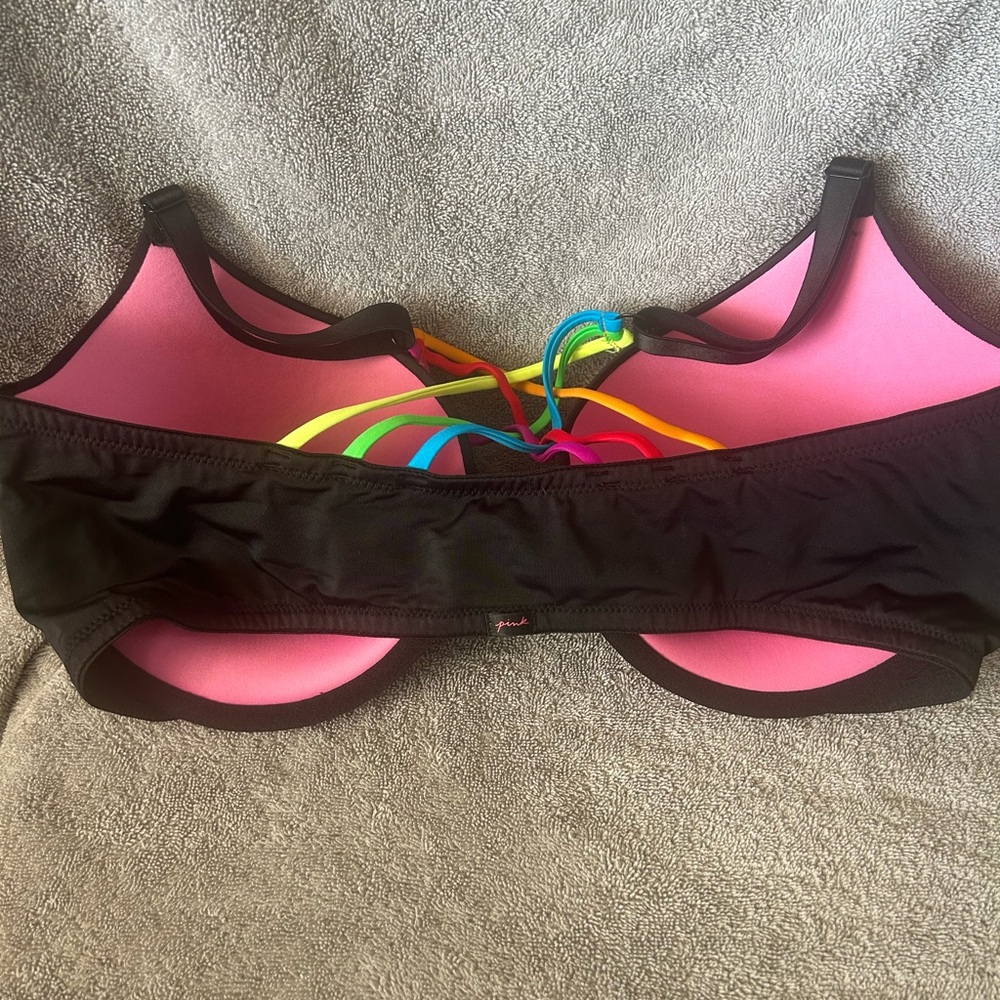 PINK Front Close Push-up Bra 38 DD - Picture 2 of 4
